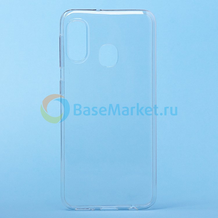 

Чехол силиконовый ультратонкий BaseMarket для Samsung A202F Galaxy A20e (прозрачный)