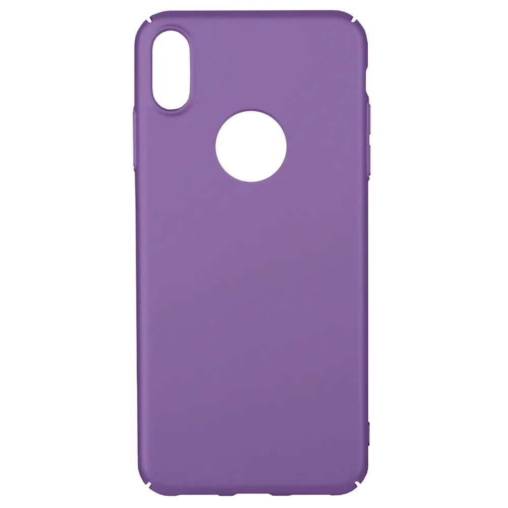 Пластиковый чехол Bruno Soft Touch для iPhone X/XS (Фиолетовый)