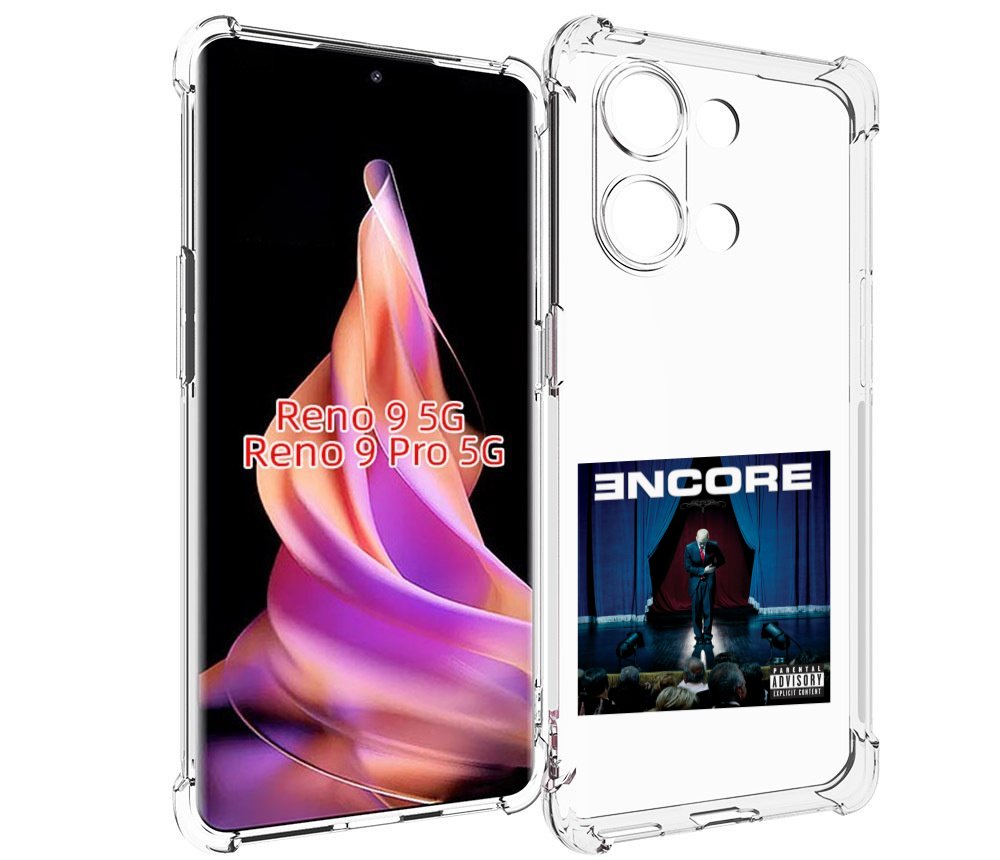 

Чехол MyPads ENCORE для Oppo Reno 9/Reno 9 Pro, Прозрачный, Tocco