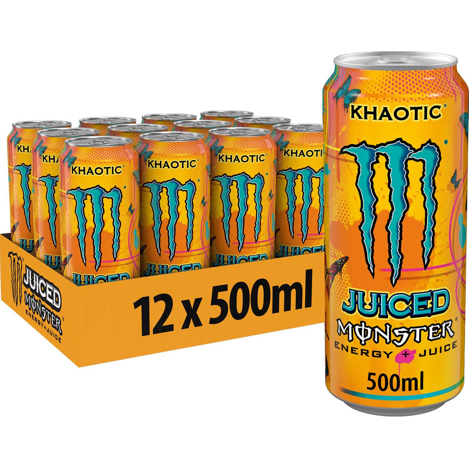 Энергетический напиток Monster Energy Juiced Khaotic 0,5 л х 12 банок