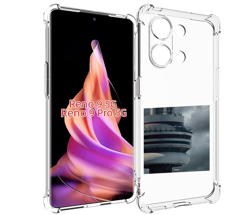

Чехол MyPads Drake - Views для Oppo Reno 9/Reno 9 Pro, Прозрачный, Tocco