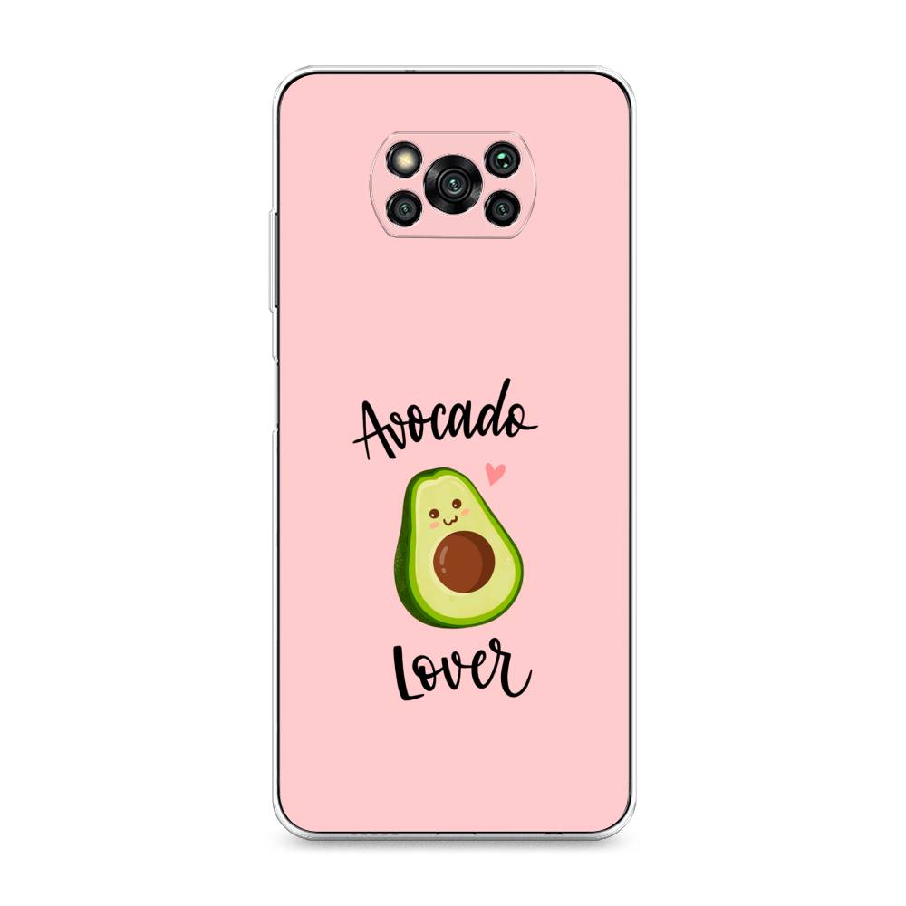 

Чехол на Xiaomi Poco X3 "Avocado lover", Розовый;зеленый, 310650-6