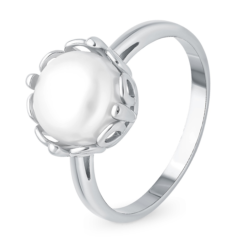 

Кольцо женское из серебра с жемчугом 585Gold 701009710, р, 701009710