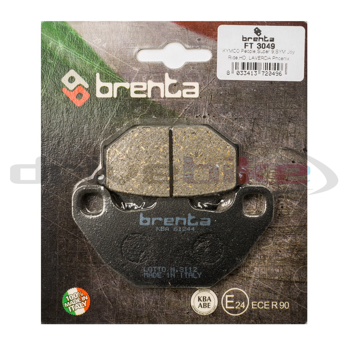 

Тормозные колодки Brenta Organic FT3049, 21-05618