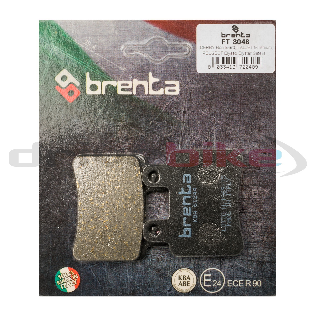 

Тормозные колодки Brenta Organic FT3048, 21-05617