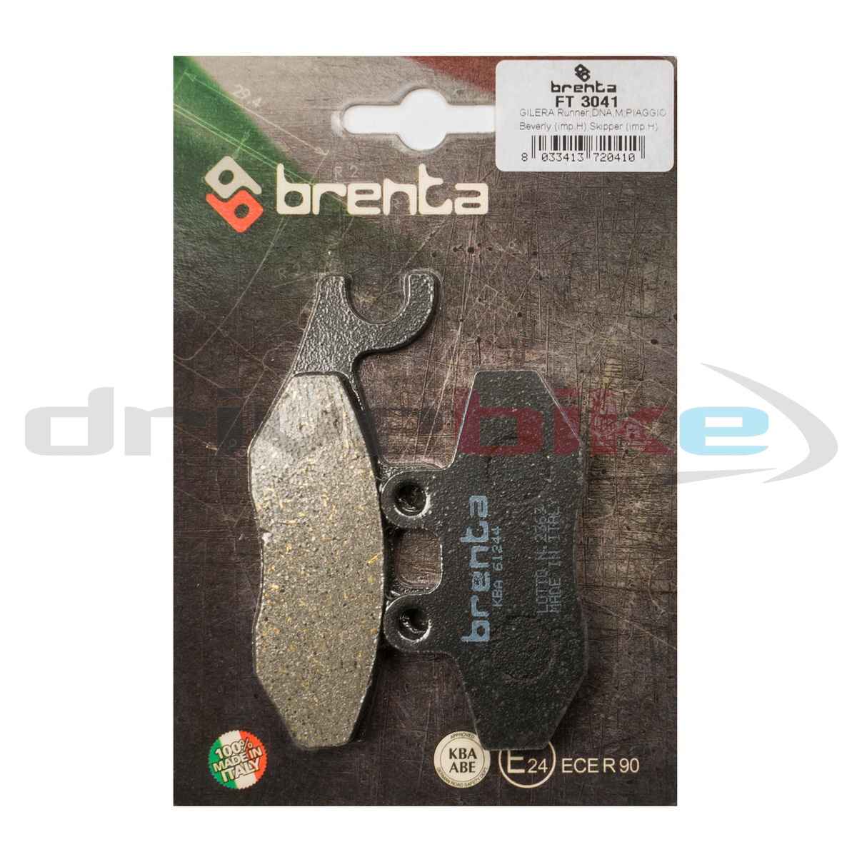 

Тормозные колодки Brenta Organic FT3041, 21-05616