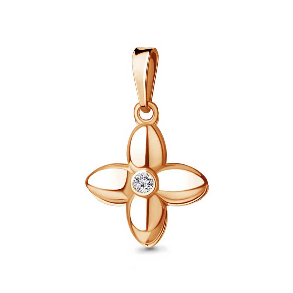 

Подвеска из серебра с фианитом Aquamarine 22302А_925_з, 22302А_925_з