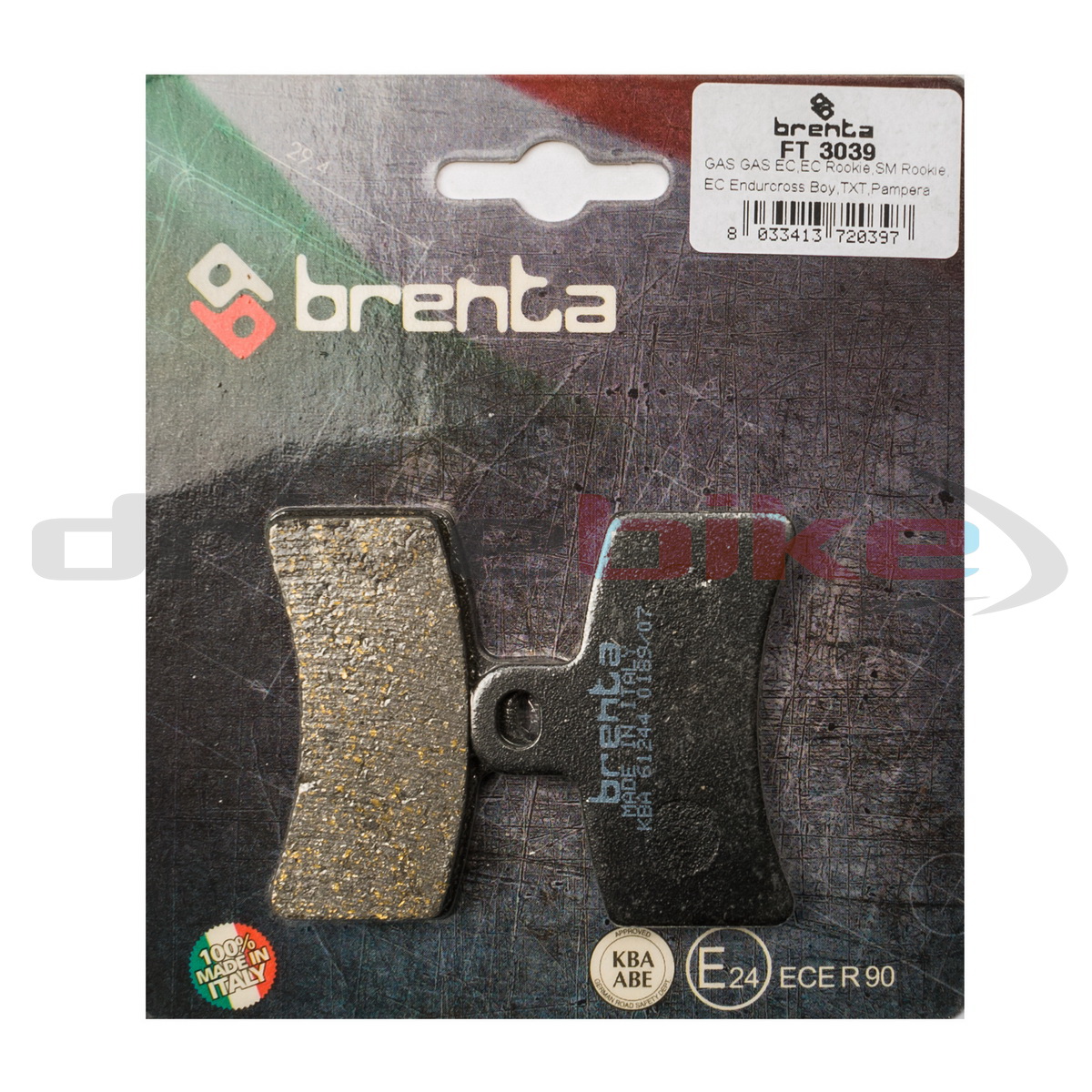 

Тормозные колодки Brenta Organic FT3039, 21-05614