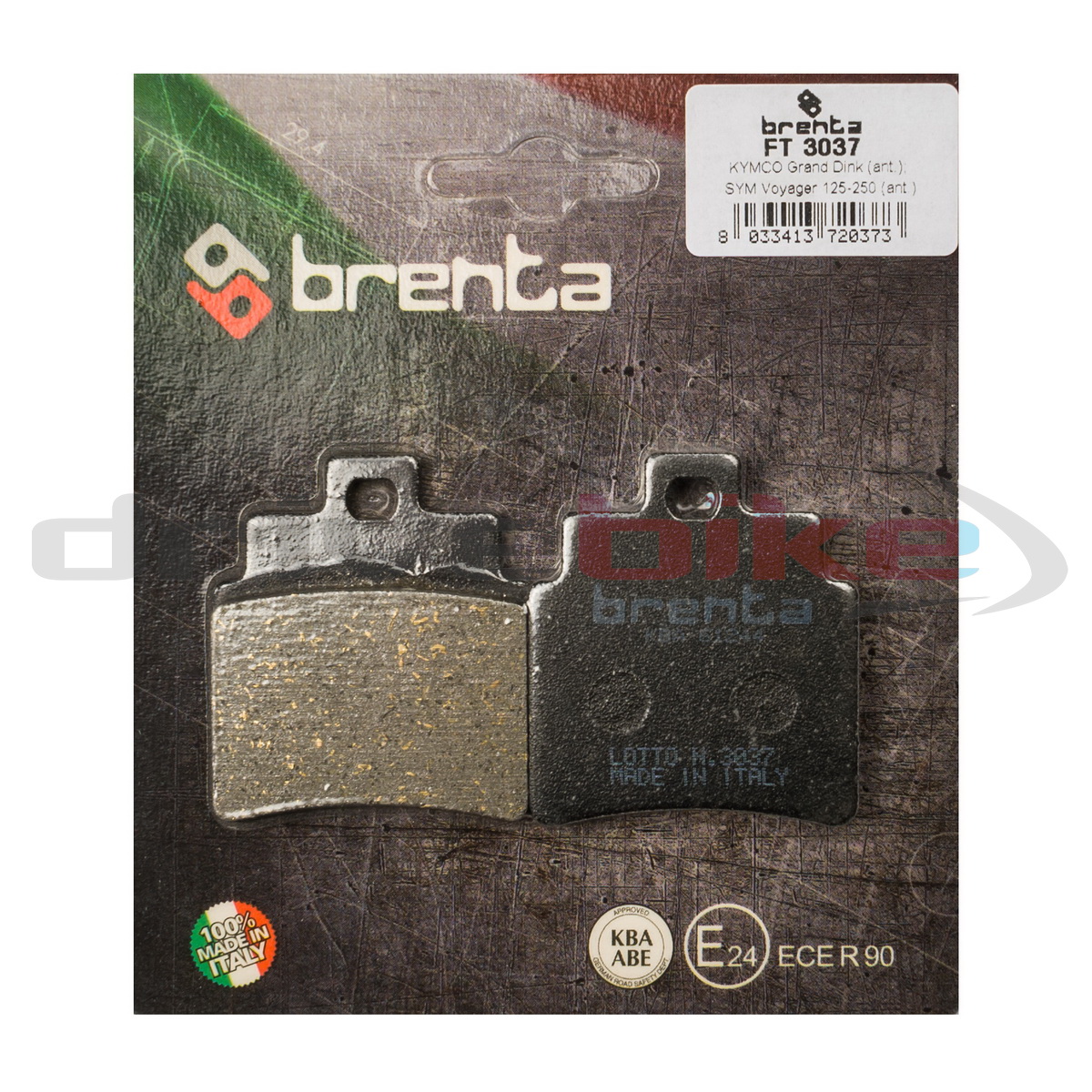 Тормозные колодки Brenta Organic FT3037