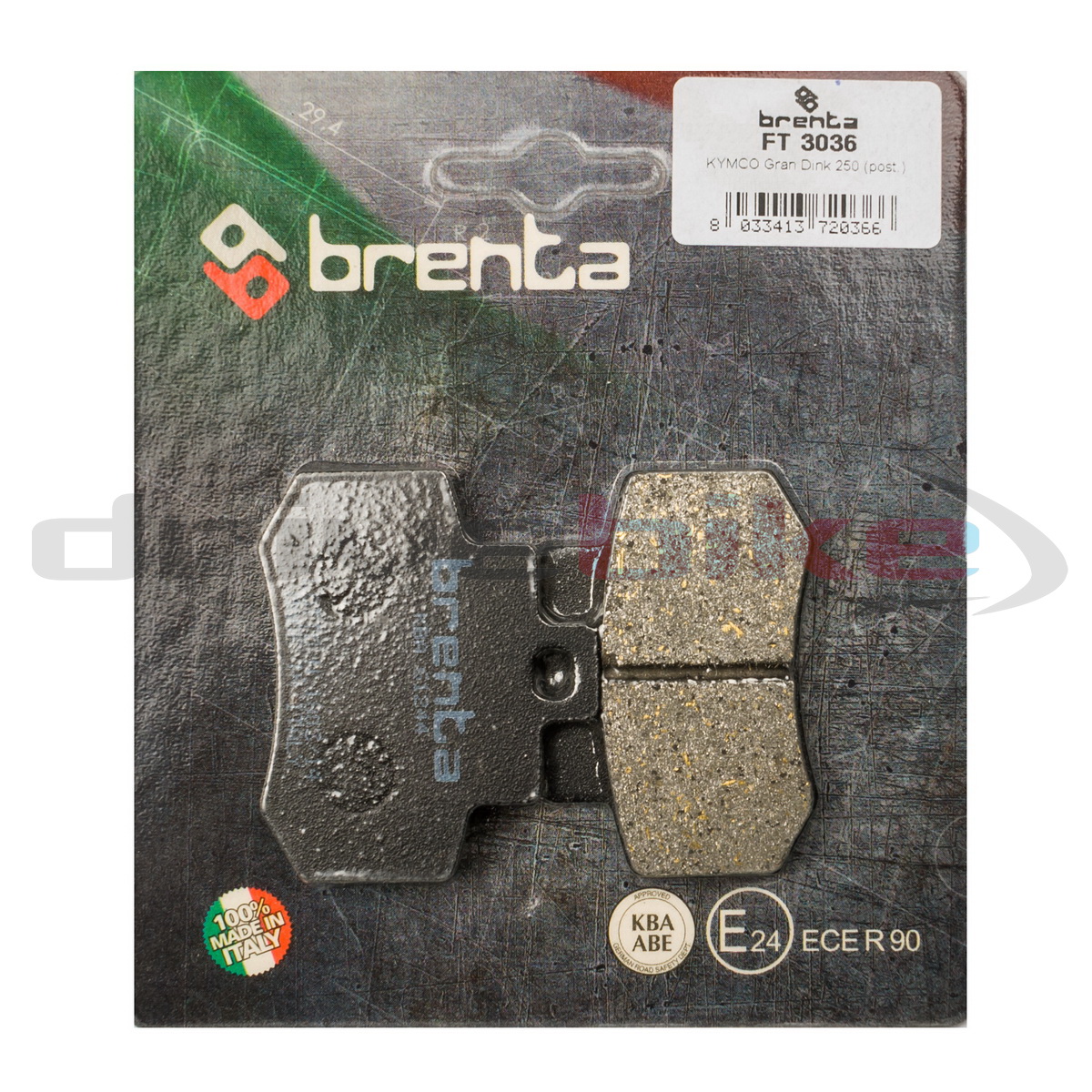 Тормозные колодки Brenta Organic FT3036