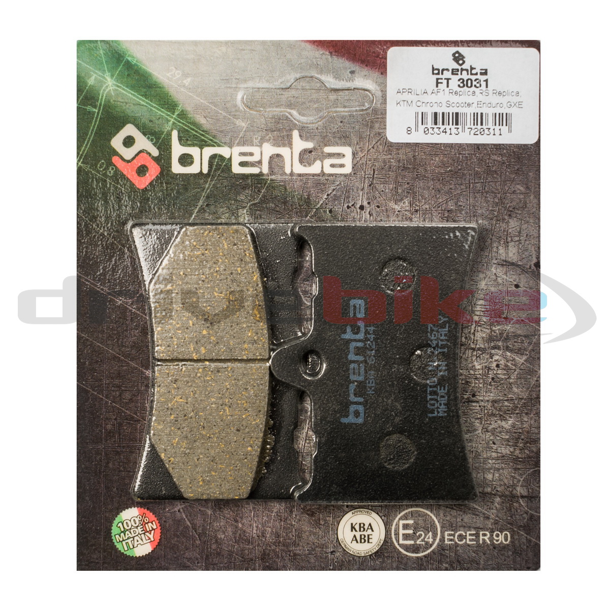 Тормозные колодки Brenta Organic FT3031