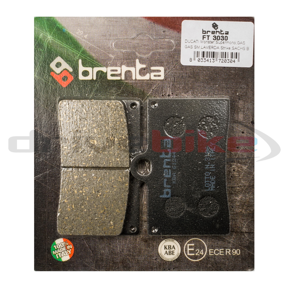 Тормозные колодки Brenta Organic FT3030