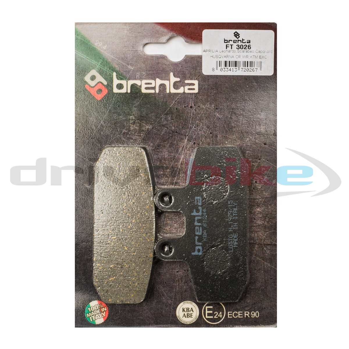 

Тормозные колодки Brenta Organic FT3026, 21-05606