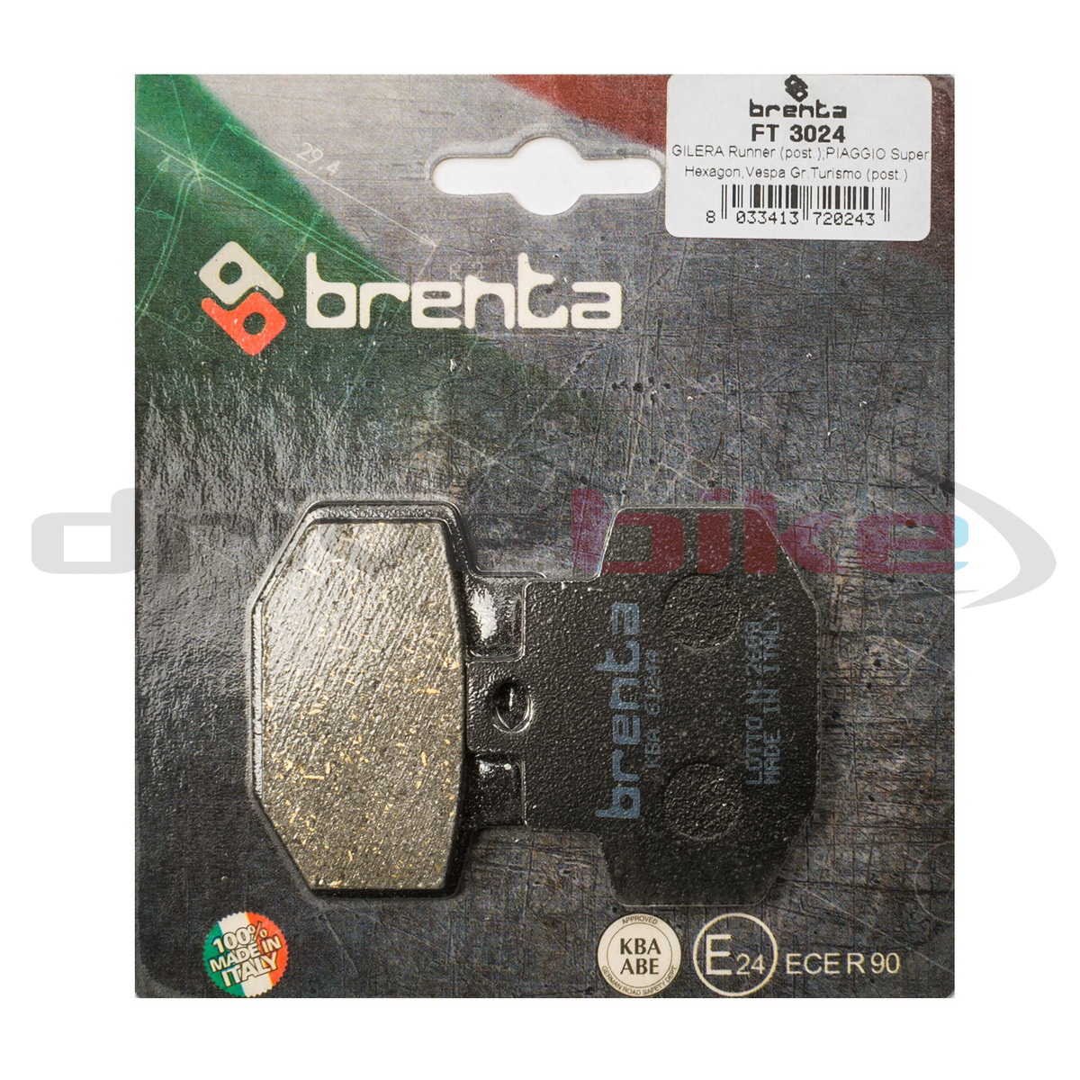 

Тормозные колодки Brenta Organic FT3024, 21-05604