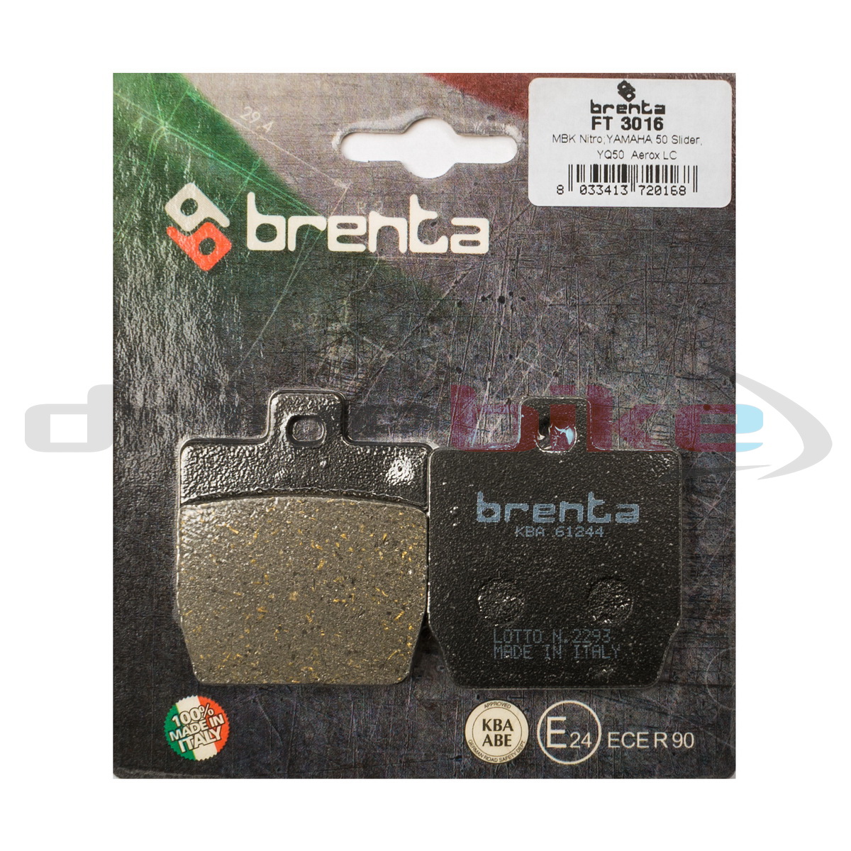 

Тормозные колодки Brenta Organic FT3016, 21-05598
