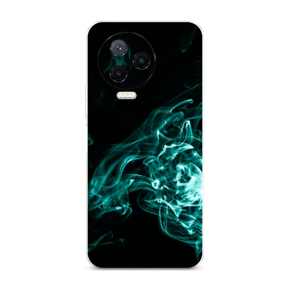 

Чехол на Infinix Note 12 Pro 4G "Дым", Голубой;черный, 3103050-3