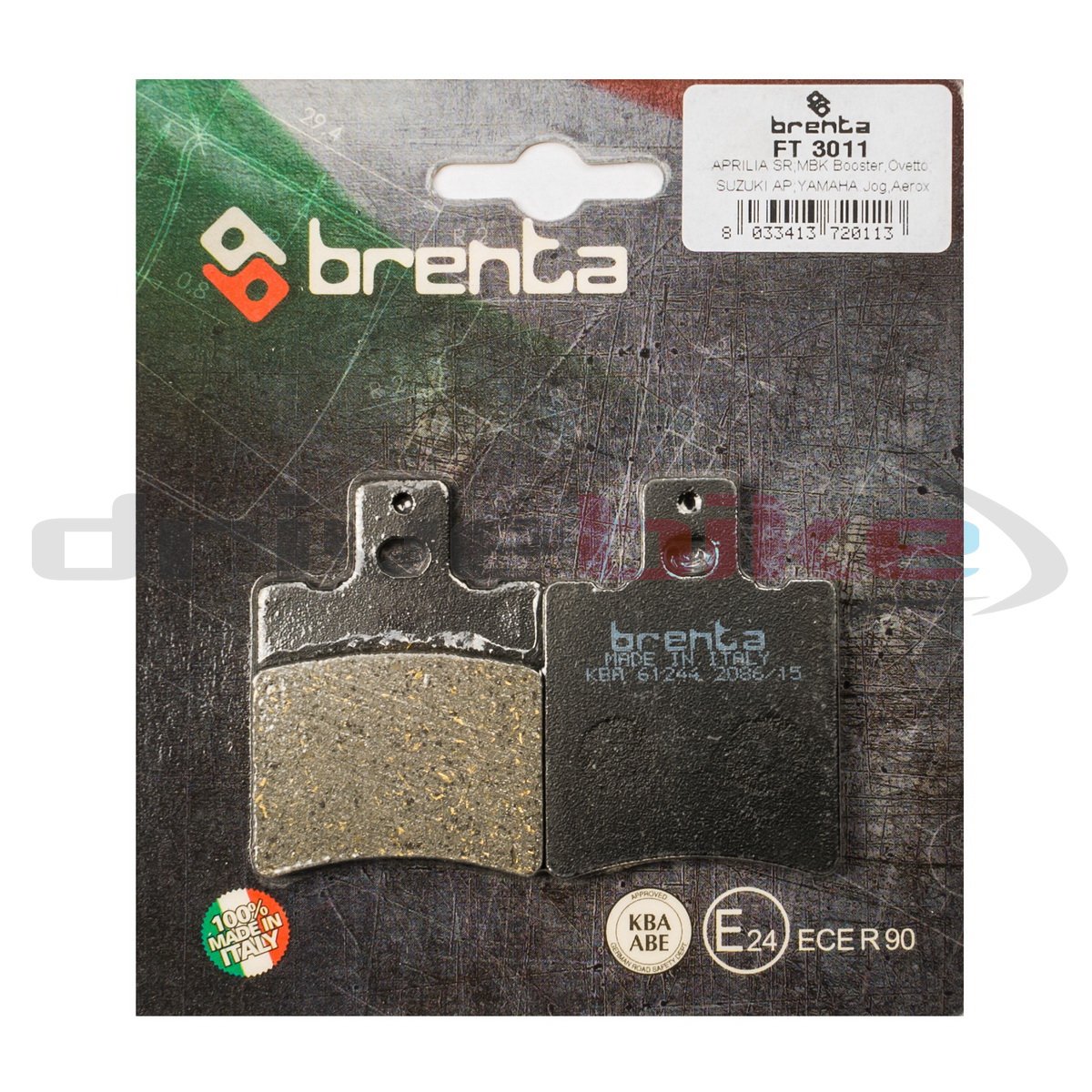 

Тормозные колодки Brenta Organic FT3011, 21-05593