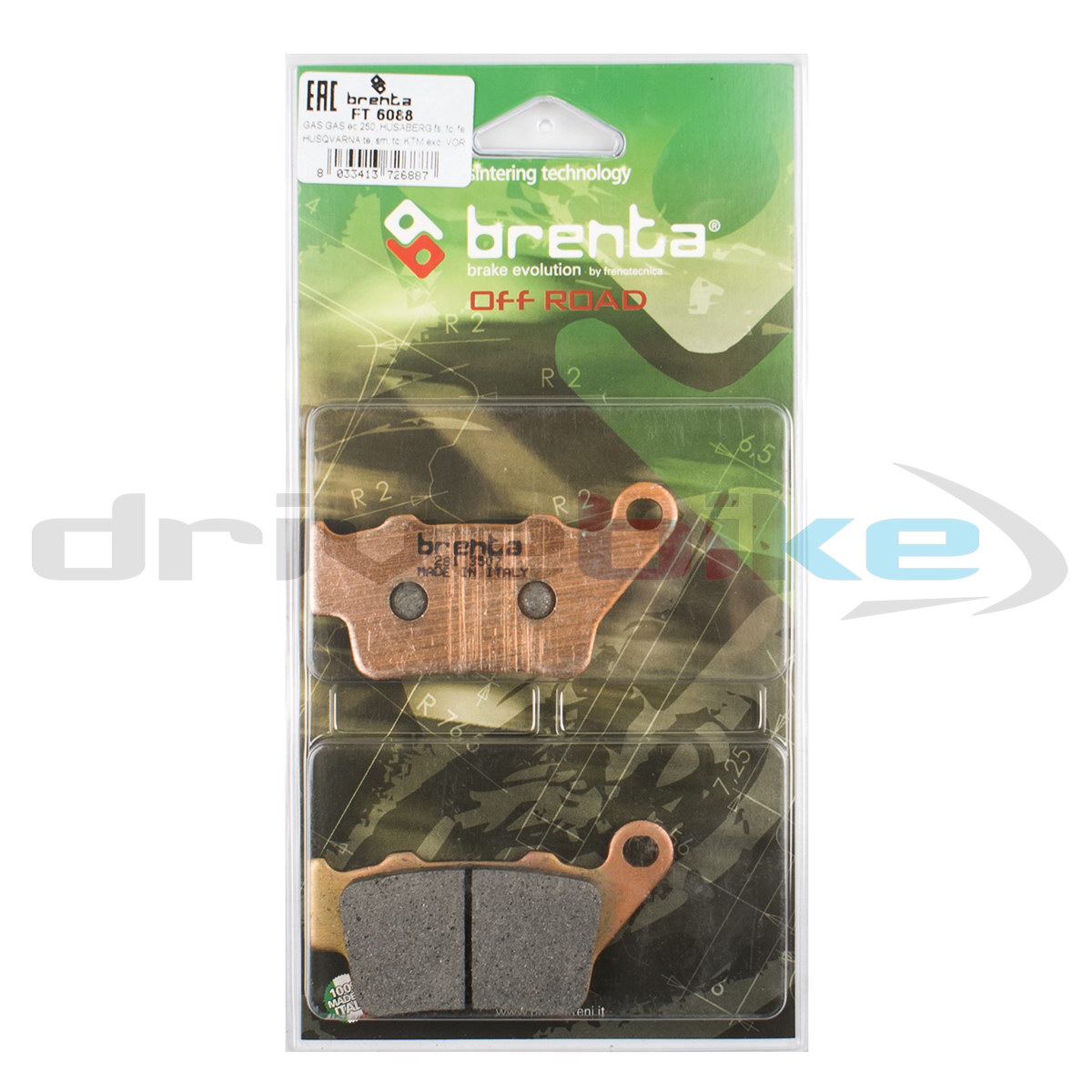 

BRENTA Тормозные колодки FT 6088 Off Road Sintered, 21-05459