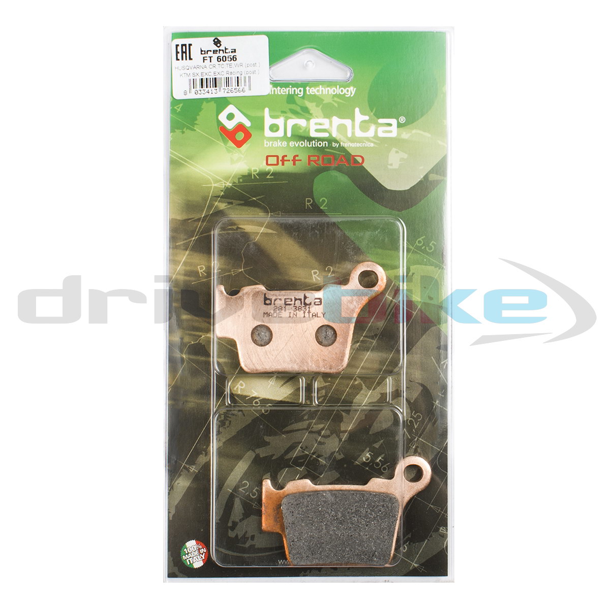 

BRENTA Тормозные колодки FT 6056 Off Road Sintered, 21-05457