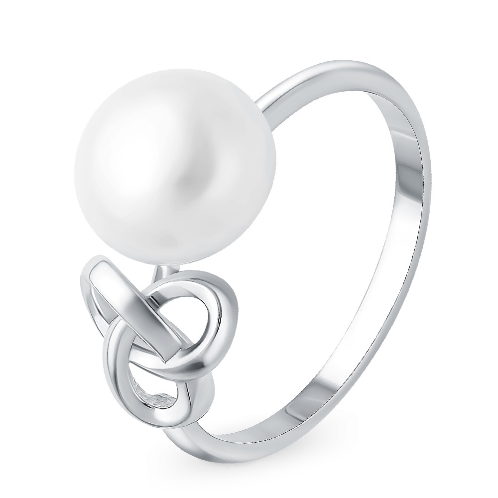 

Кольцо женское из серебра с жемчугом 585Gold 701009706, р, 701009706