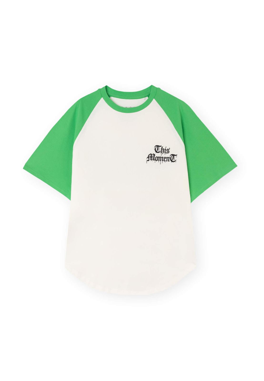 

Футболка для девочки Gloria Jeans GKT023641 молочный/зеленый 9-11л/146, Бежевый;зеленый, GKT023641