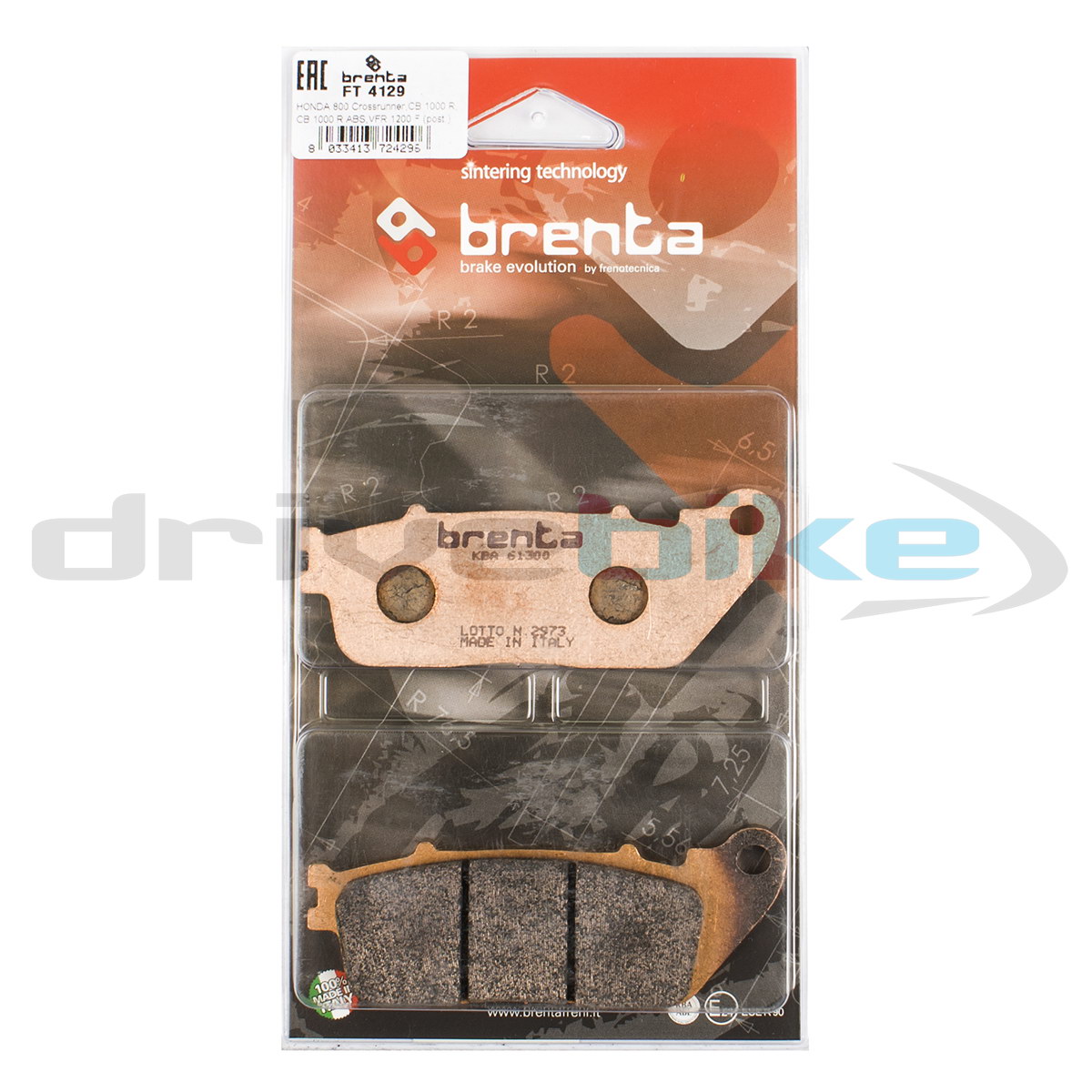 

BRENTA Тормозные колодки FT 4129 Sintered, 21-05436