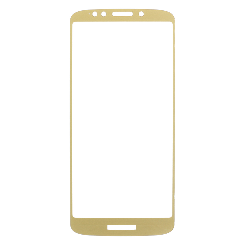

Защитное стекло BaseMarket для Motorola Moto E5 (полное покрытие) (золотое)