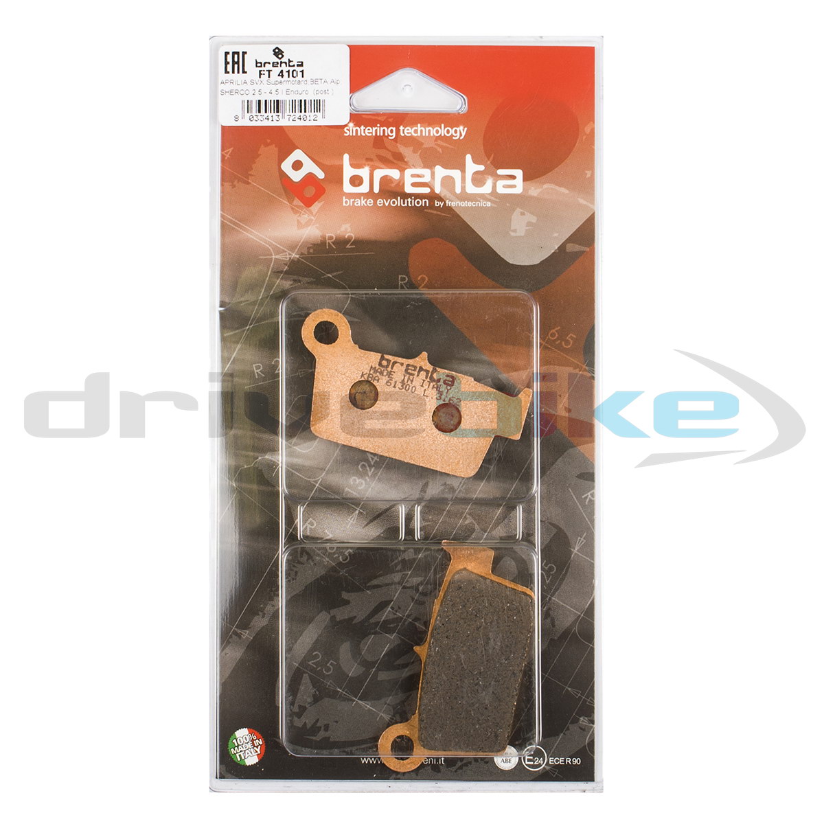

BRENTA Тормозные колодки FT 4101 Sintered, 21-05414