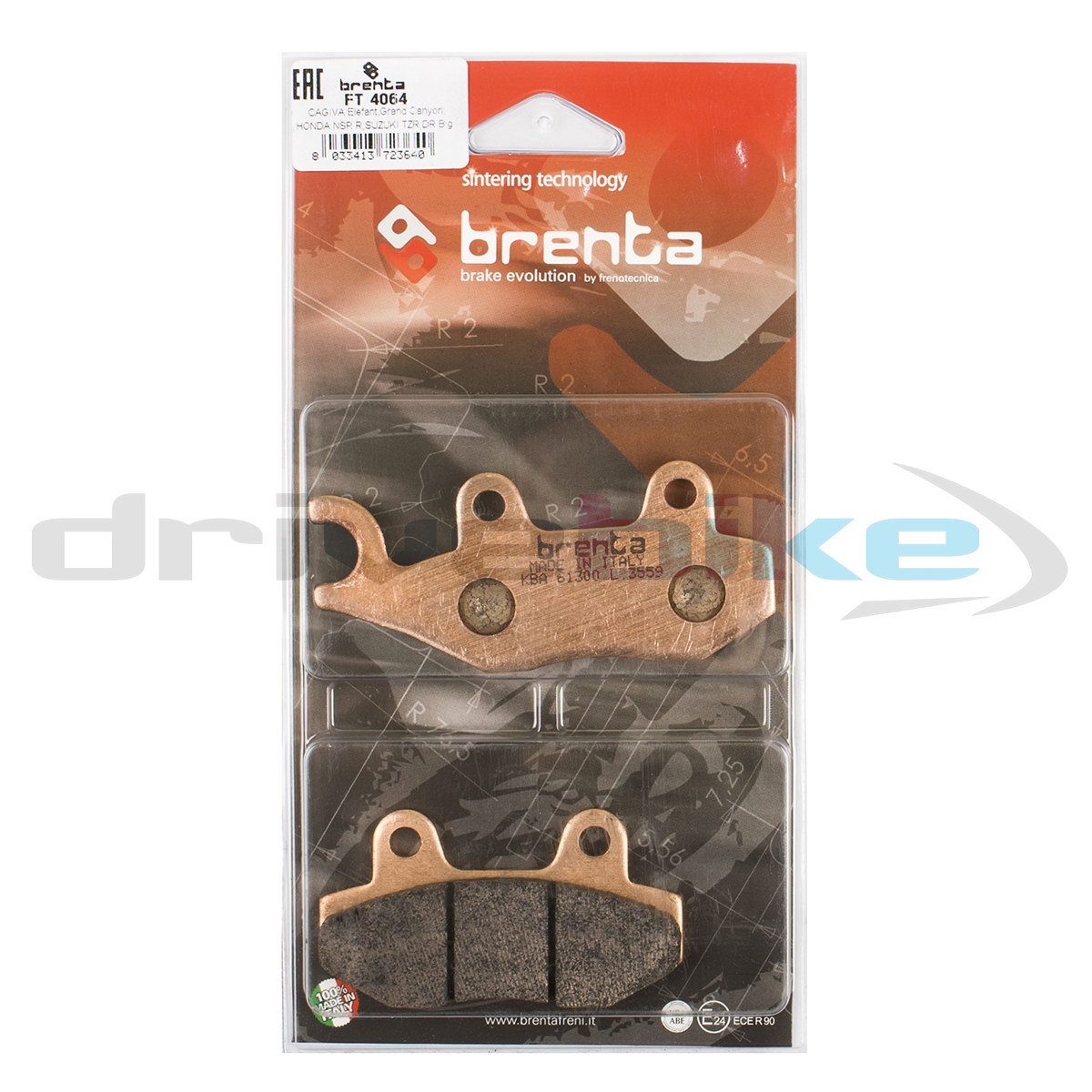 

BRENTA Тормозные колодки FT 4064 Sintered, 21-05398