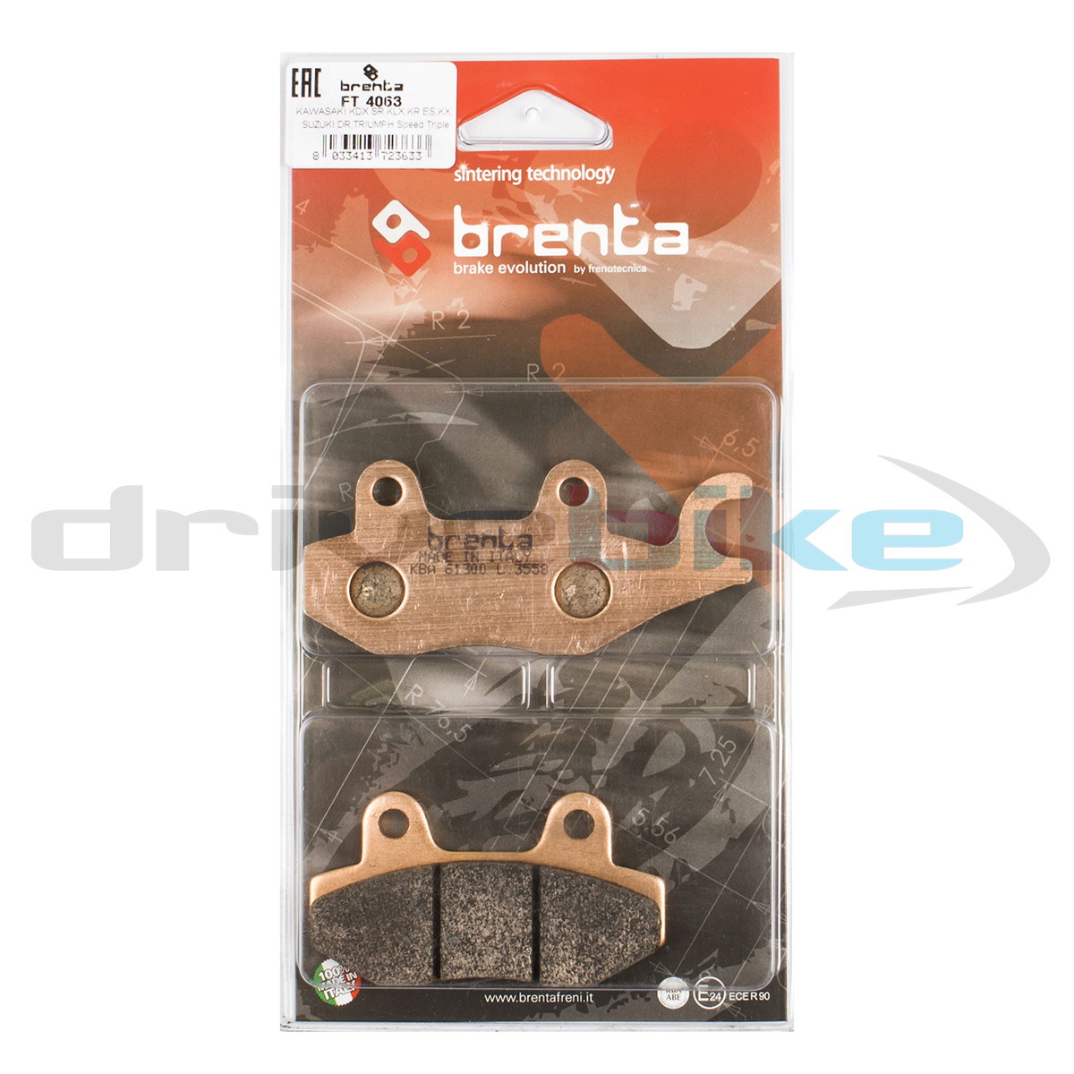 

Тормозные колодки Brenta Sintered FT4063, 21-05397