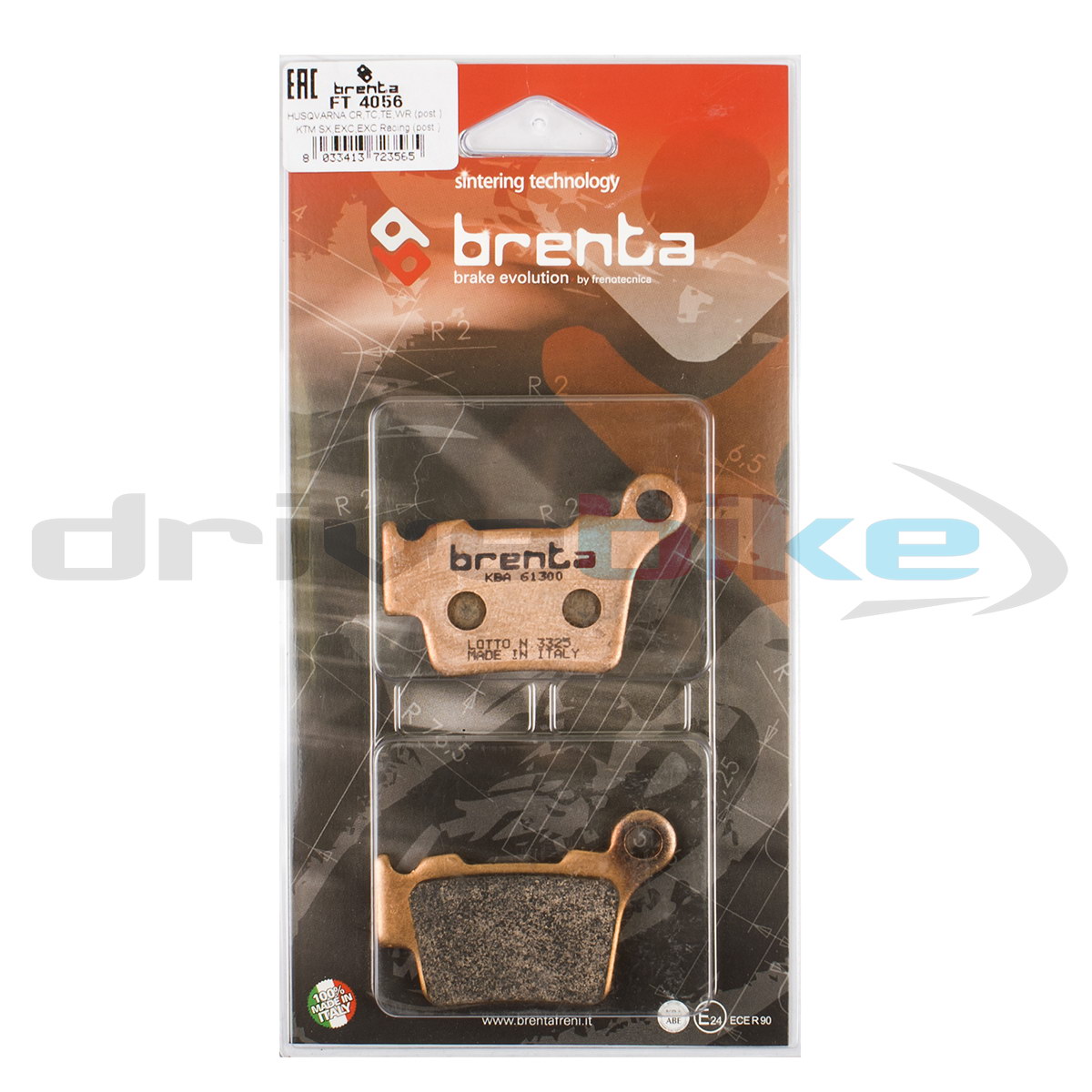 

Тормозные колодки Brenta Sintered FT4056, 21-05391