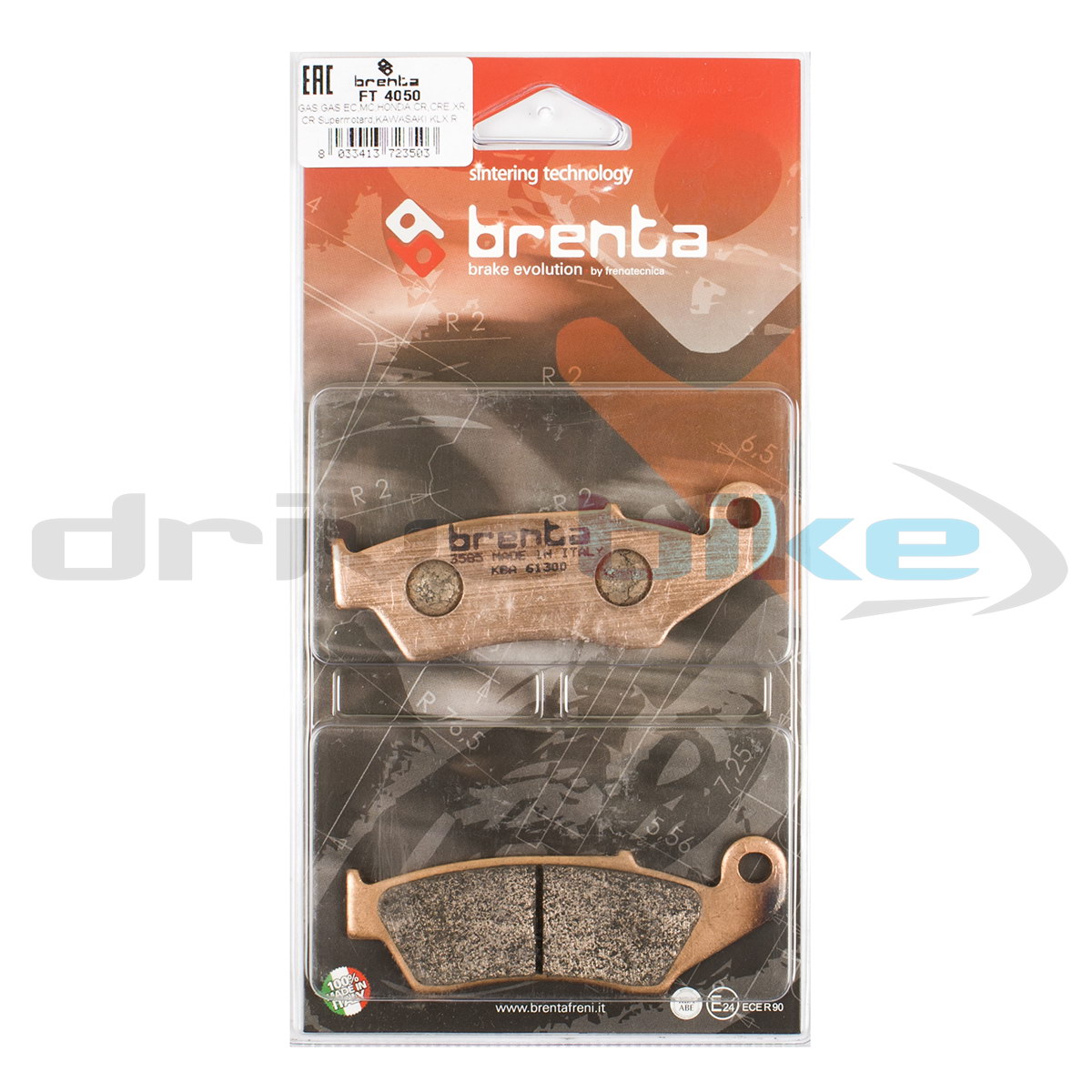 

Тормозные колодки Brenta Sintered FT4052, 21-05389