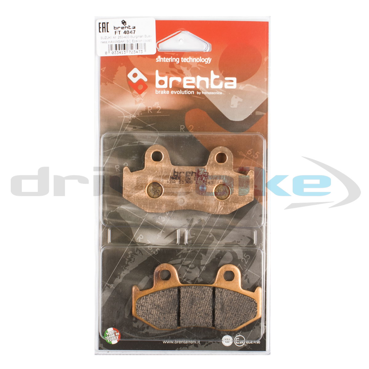 

BRENTA Тормозные колодки FT 4047 Sintered, 21-05387