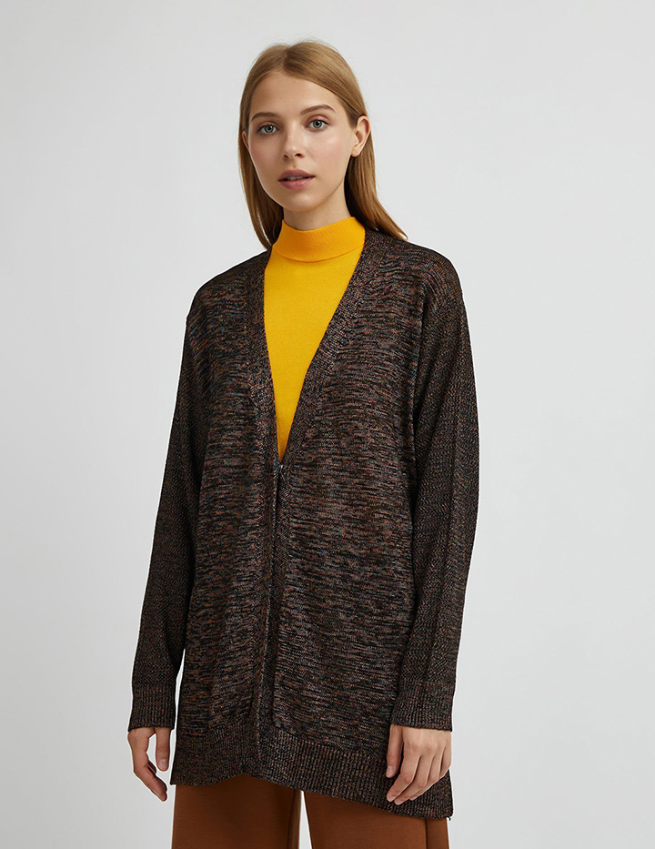 

Кардиган женский United Colors of Benetton 21A_101PD6933 разноцветный M, 21A_101PD6933