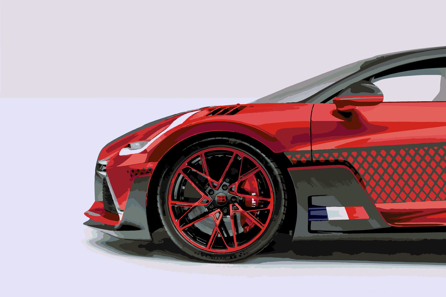 

Картина по номерам Красиво Красим Bugatti Divo, 60 х 90 см, Bugatti Divo