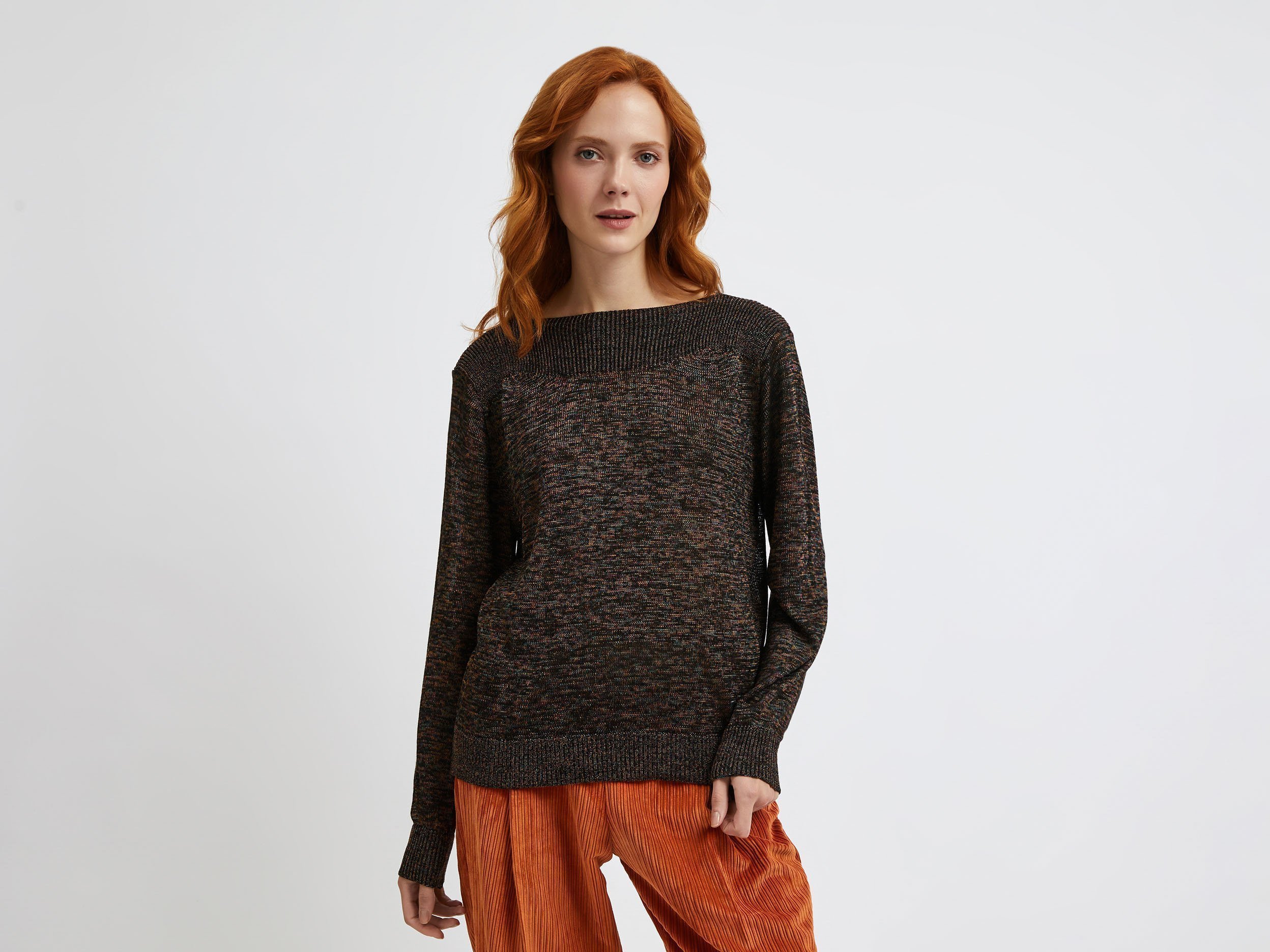

Джемпер женский United Colors of Benetton 21A_101PD1P05 разноцветный XL