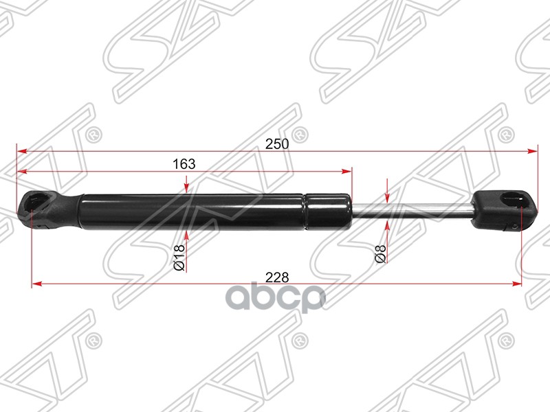 

Амортизатор Крышки Багажника Porsche Cayenne 02-10 (На Стекло) Sat арт. ST-95551252800