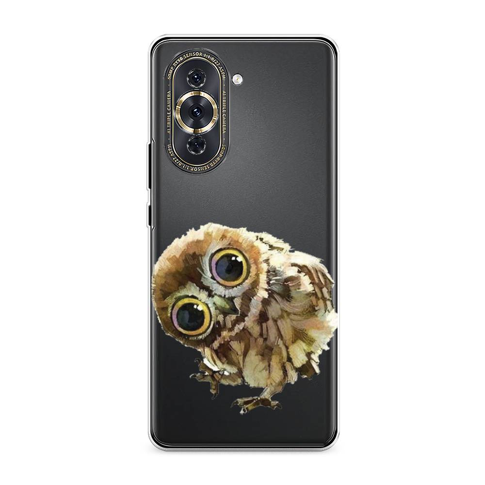 

Чехол Awog на Huawei Nova 10 Pro "Любопытный совенок", Разноцветный, 6109050-1