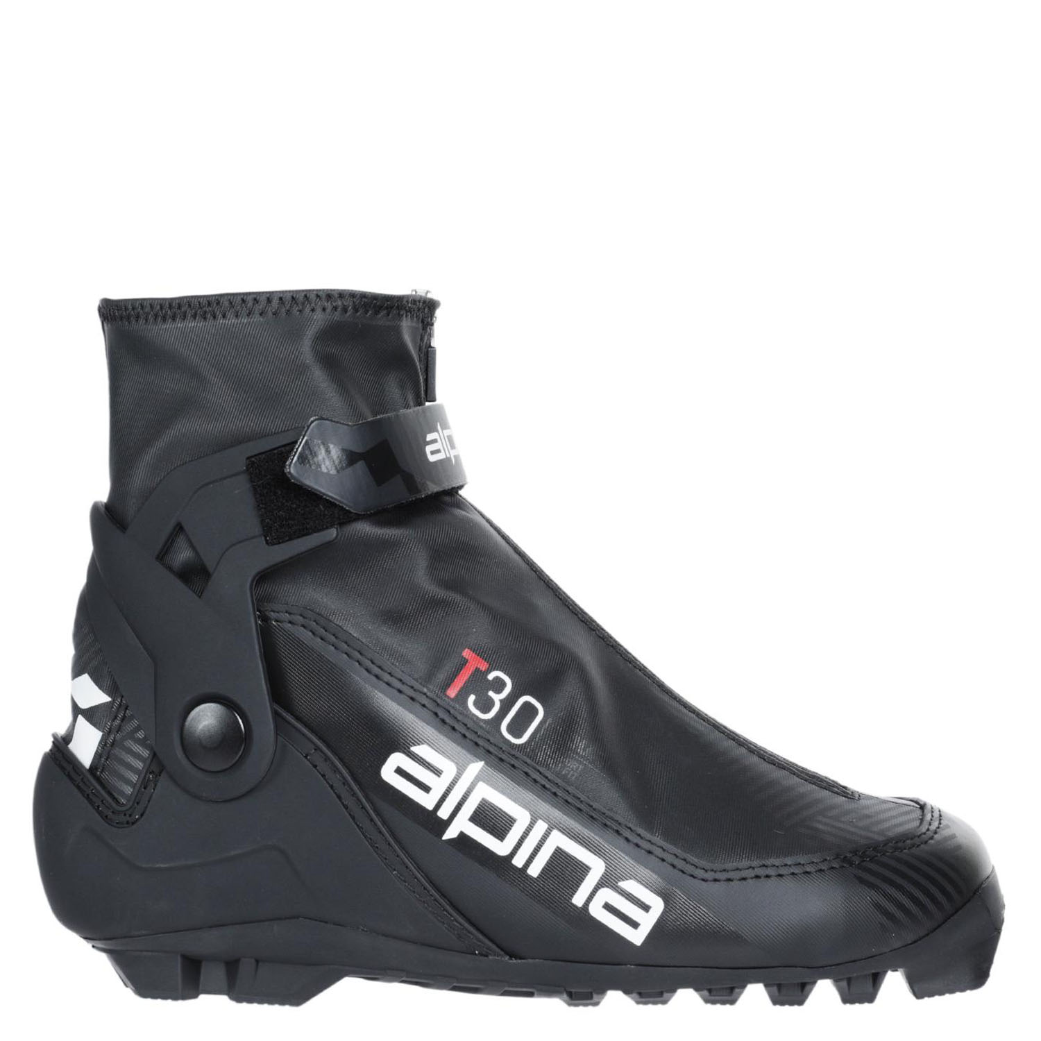 

Лыжные Ботинки Alpina. T 30 Black/White/Red (Eur:48), Черный;красный, T30