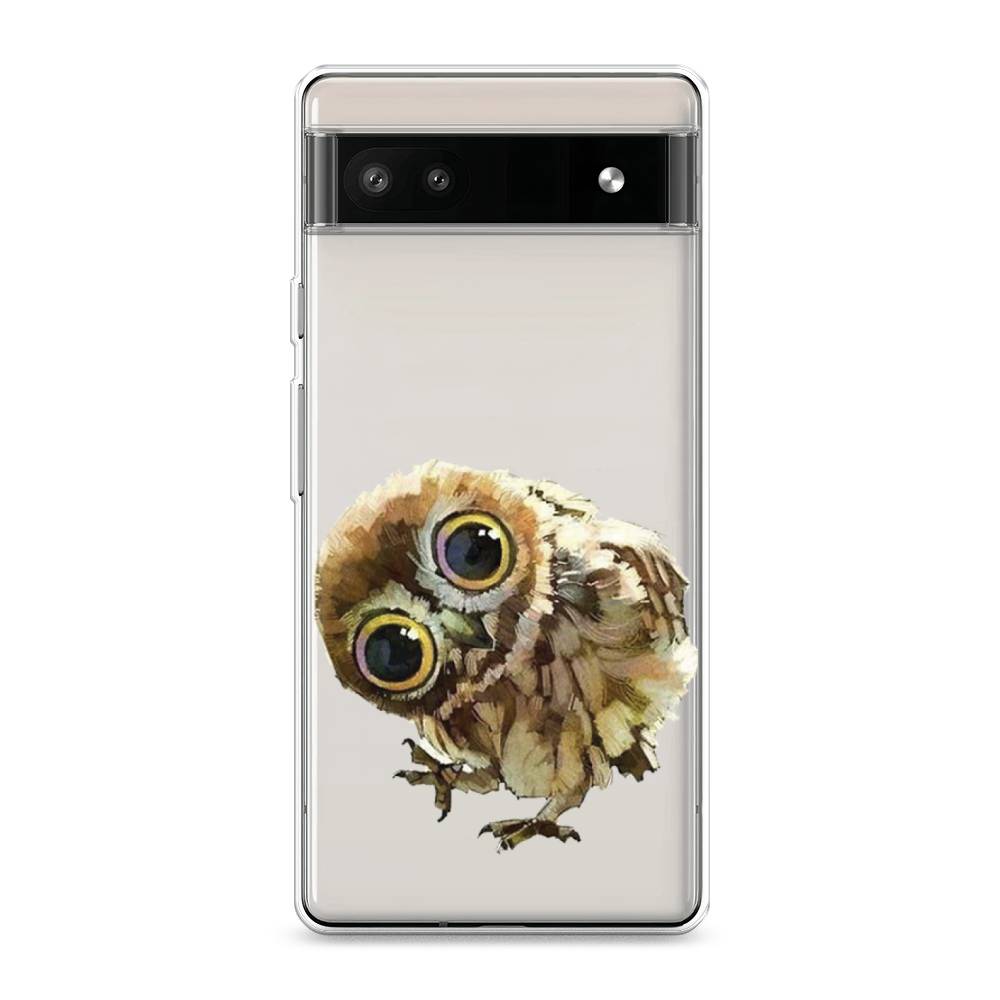 

Чехол Awog на Google Pixel 6A "Любопытный совенок", Разноцветный, 271150-1