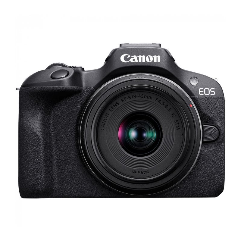 

Фотоаппарат беззеркальный Canon EOS R100 KIT 18-45 IS STM Black, EOS R100 KIT 18-45 IS STM