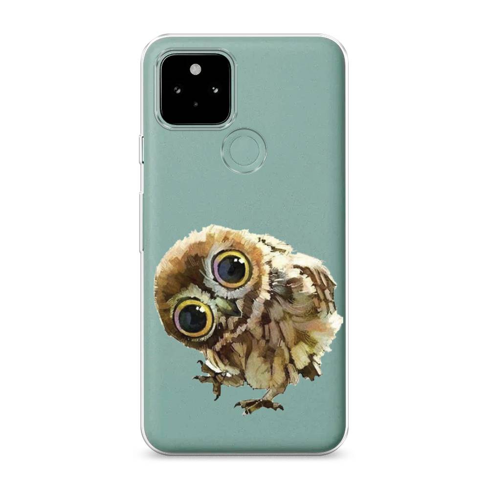 

Чехол Awog на Google Pixel 5A "Любопытный совенок", Разноцветный, 271050-1