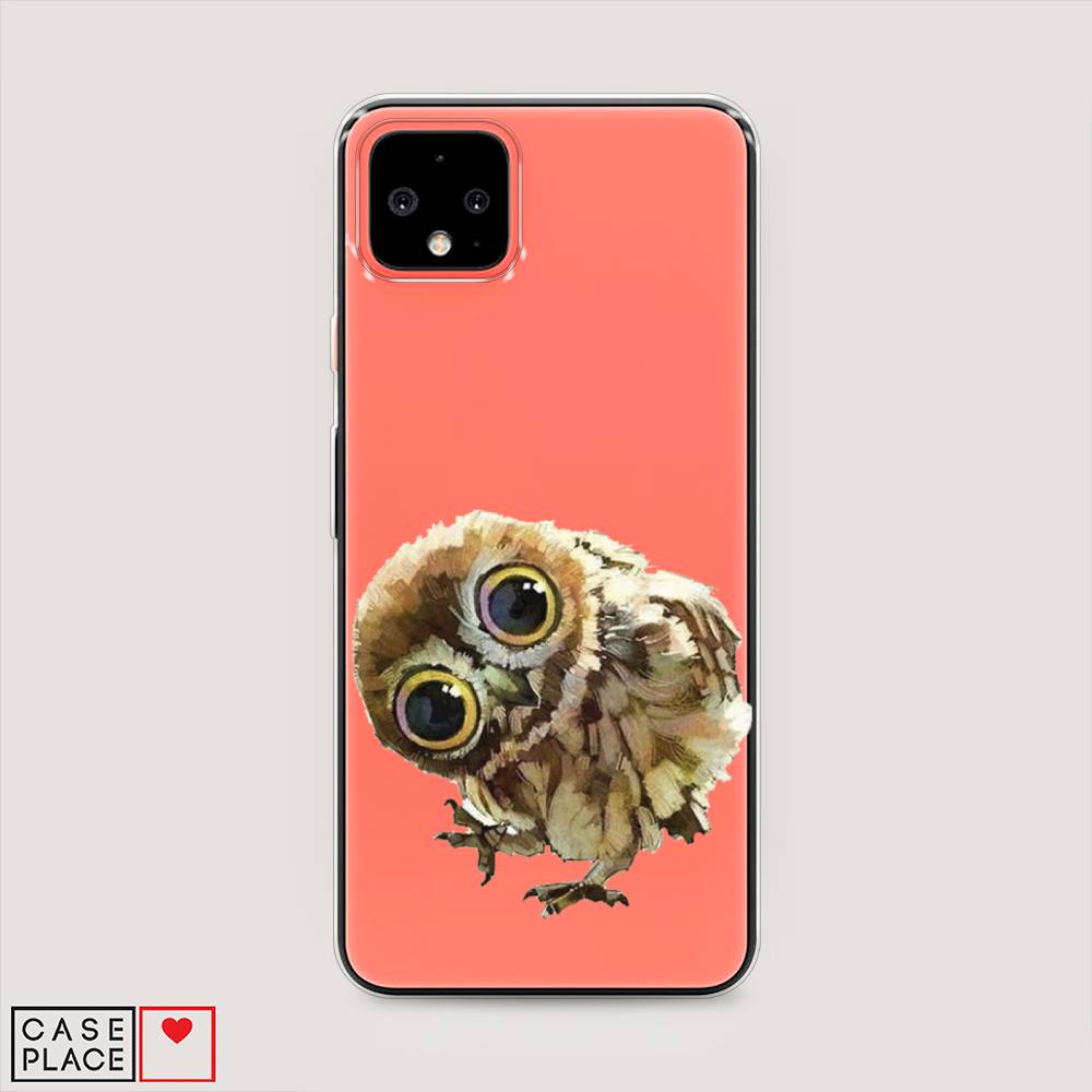 

Чехол Awog на Google Pixel 4 XL "Любопытный совенок", Разноцветный, 270550-1