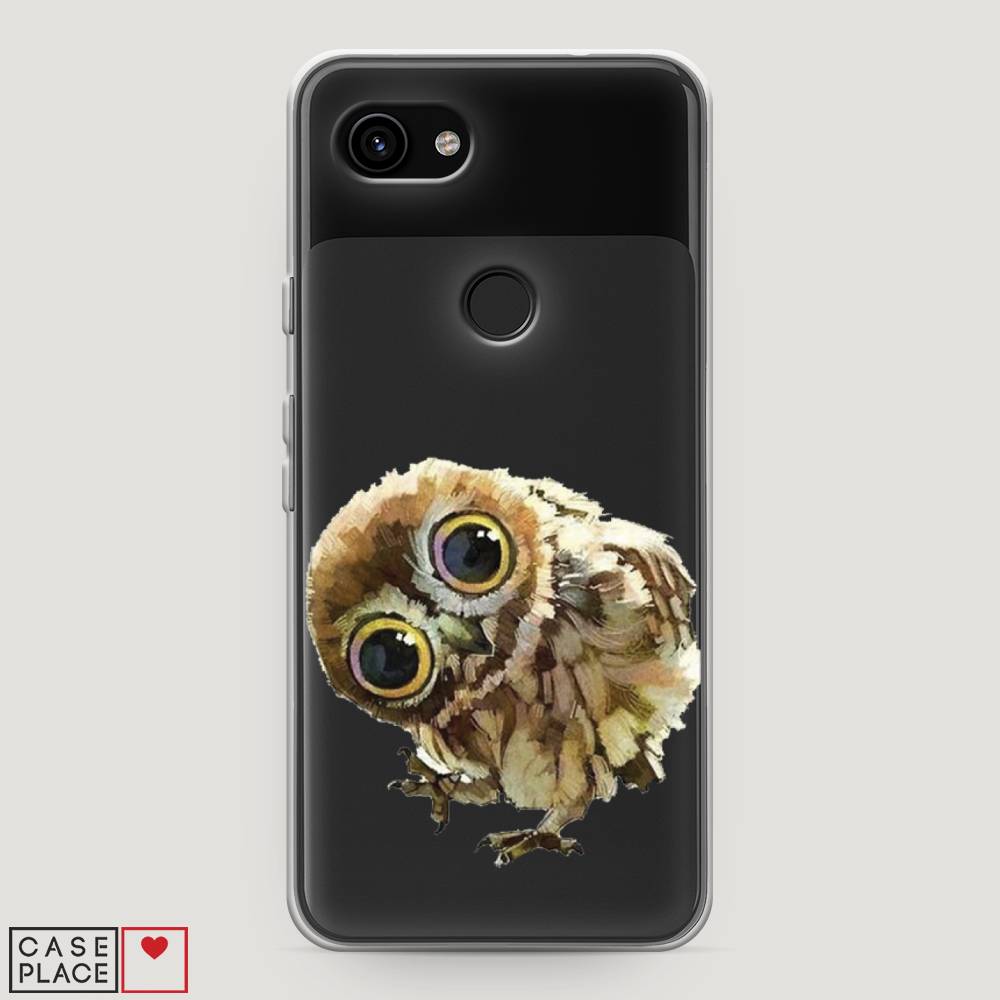 

Чехол Awog на Google Pixel 3a "Любопытный совенок", Разноцветный, 270150-1