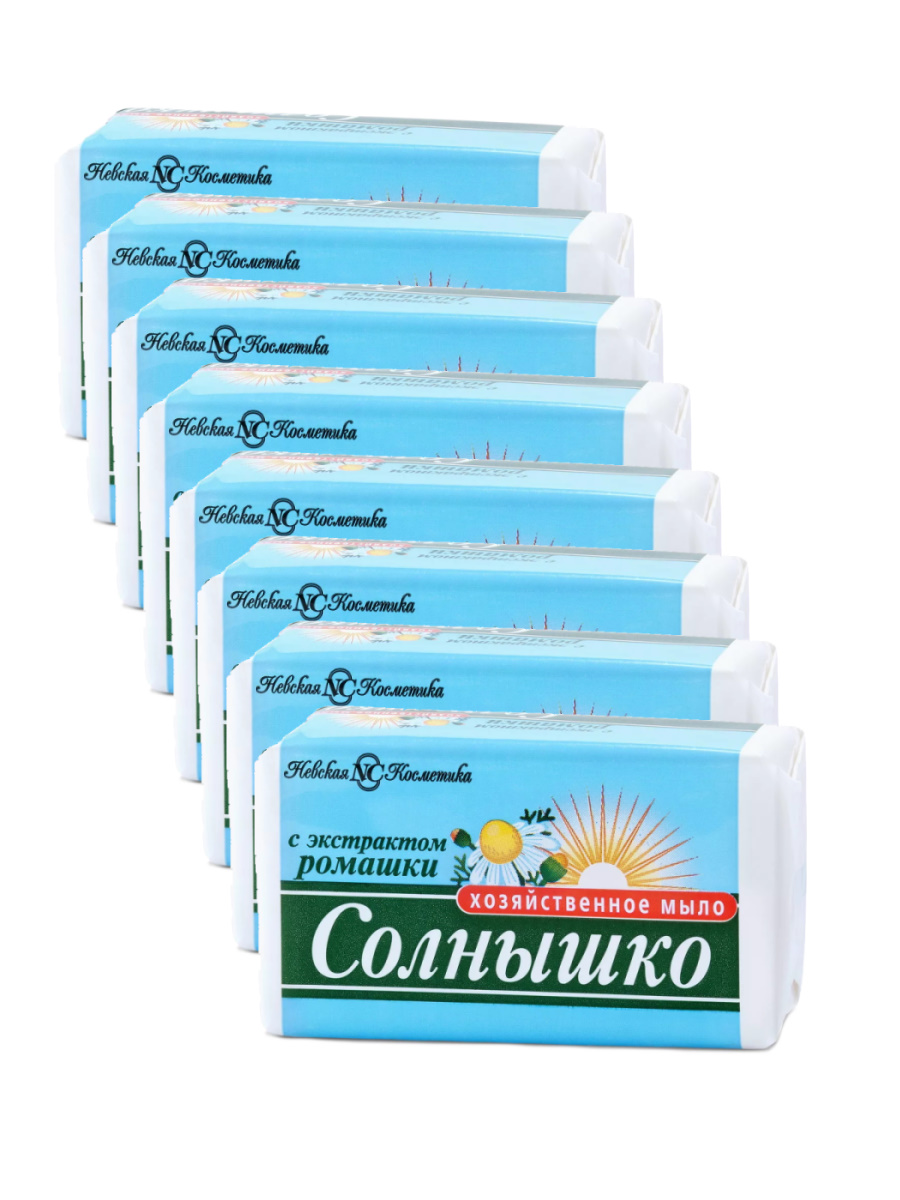 

Комплект Хозяйственное мыло Солнышко с экстрактом ромашки 140 г х 8 шт., Комплект Хозяйственное мыло Солнышко с экстрактом ромашки 140 гр. х 8 шт.