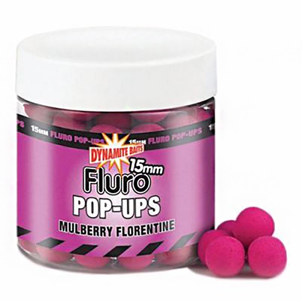 

Бойлы плавающие Fluro Mulberry Florentine 15 мм.(DY578) DYNAMITE BAITS