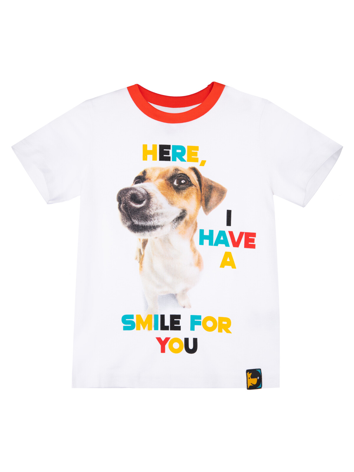 

Футболка детская PlayToday 12312072, цвет белый, разноцветный, размер 122, 12312072