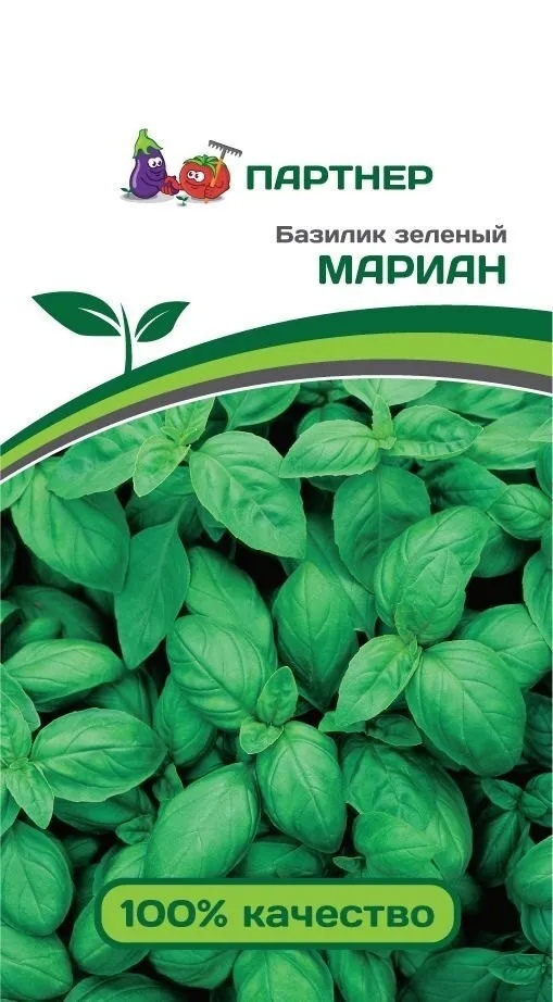 

Семена базилик Агрофирма Партнер Мариан зеленый 1 уп.