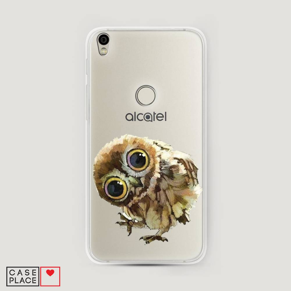 

Чехол Awog на Alcatel Shine Lite / Алкатель Shine Lite "Любопытный совенок", 170350-1