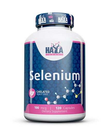 фото Селен haya labs selenium chelated yeast free (селен хелатный без дрожжей) 100 мкг 120 капс